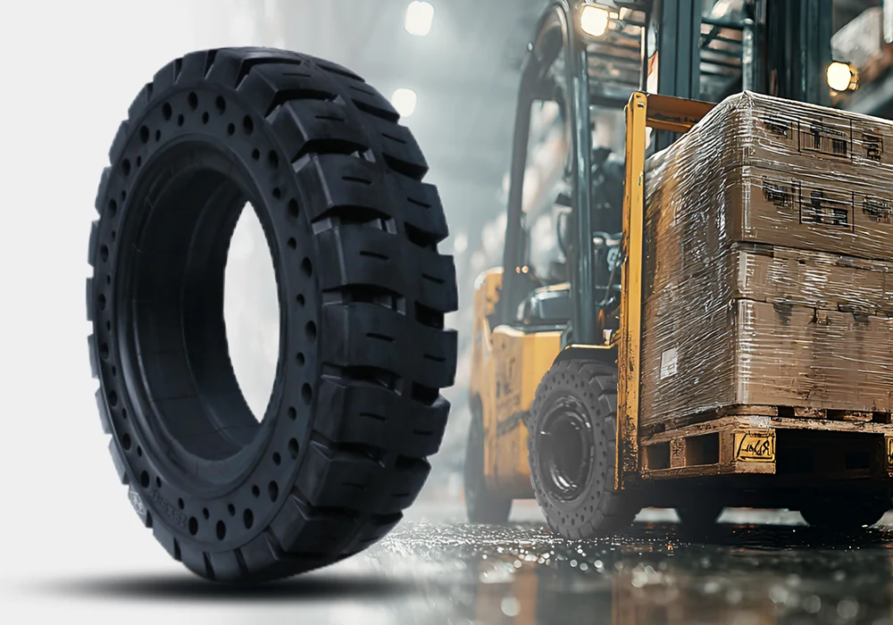 Shock Absorption Solid Tires